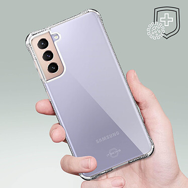 Itskins Coque pour Samsung Galaxy S21 Renforcée Anti-chutes 2m  Transparent pas cher