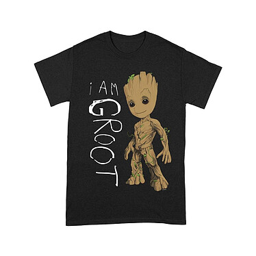 Marvel - T-Shirt Guardians of the Galaxy I Am Groot Scribbles - Taille M