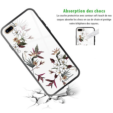 Avis LaCoqueFrançaise Coque iPhone 7 Plus/ 8 Plus Coque Soft Touch Glossy Fleurs Sauvages Design