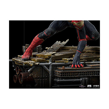 Spider-Man: No Way Home - Statuette BDS Art Scale Deluxe 1/10 Spider-Man Peter 1 19 cm pas cher