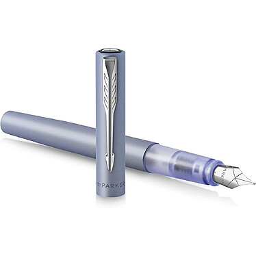 PARKER Stylo plume VECTOR XL, bleu argent mat métallisé C.T.