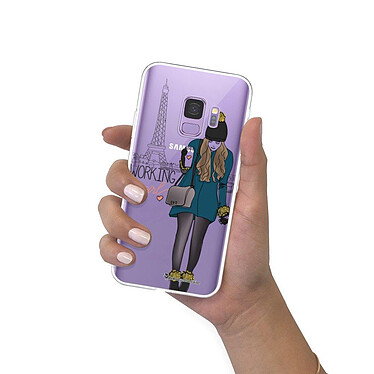 LaCoqueFrançaise Coque Samsung Galaxy S9 360 intégrale transparente Motif Working girl Tendance pas cher