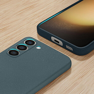 Acheter Avizar Coque pour Samsung Galaxy S23 Silicone Flexible avec Détails pointillés  gris