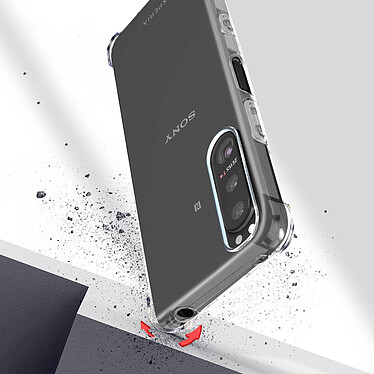 Avizar Pack Protection Sony Xperia 5 III Coque Souple et Verre Trempé Transparent pas cher