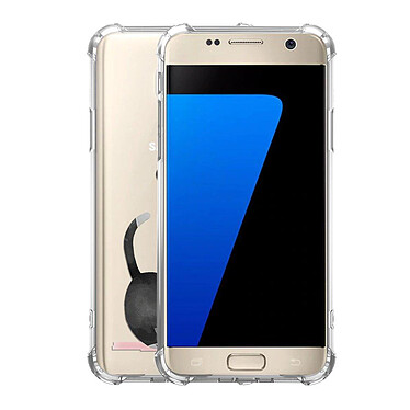 Avis Evetane Coque Samsung Galaxy S7 anti-choc souple angles renforcés transparente Motif Chuis pas du matin