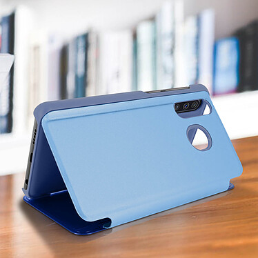 Avis Avizar Housse Samsung Galaxy A50 Étui Miroir Clapet translucide Bleu