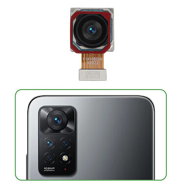 Avis Clappio Caméra Arrière pour Xiaomi Redmi Note 11 Pro 5G Noir
