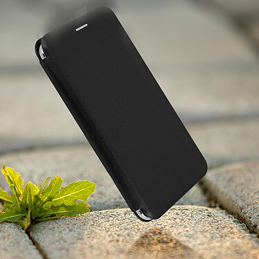 Avizar Housse Smartphone 4.8'' à 5.3'' Clapet Porte-carte Fonction Coulissante  Noir pas cher