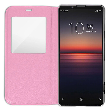 Acheter Avizar Étui Sony Xperia 1 II Fenêtre d'affichage Protection Intégrale rose