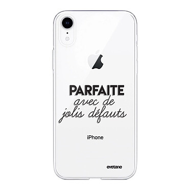 Evetane Coque iPhone Xr silicone transparente Motif Parfaite Avec De Jolis Défauts ultra resistant