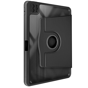 Avizar Étui pour iPad Pro 11 2024 Clapet Support Rotatif avec Protège Caméra Noir