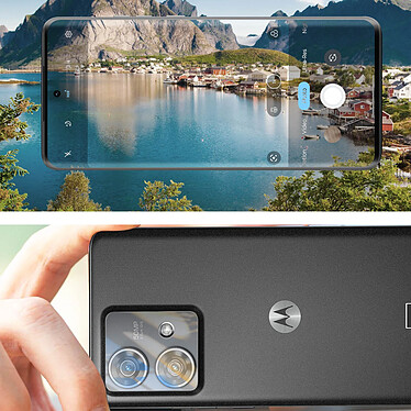 Avizar Film Caméra pour Motorola Edge 40 Neo Verre Trempé 9H Anti-traces Transparent pas cher