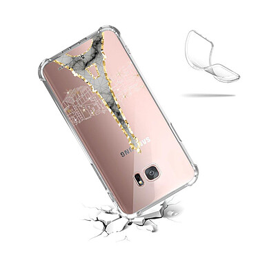 Acheter LaCoqueFrançaise Coque Samsung Galaxy S7 Edge anti-choc souple angles renforcés transparente Motif Illumination de paris