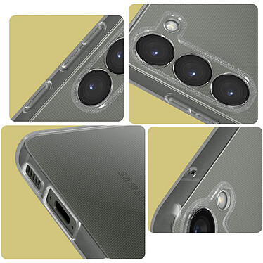 Avizar Coque pour Samsung Galaxy S23 Flexible Fine et Légère  Transparent pas cher