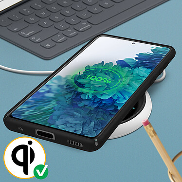 Acheter Avizar Coque Galaxy S20 FE Semi-rigide Soft Touch Compatible QI noir