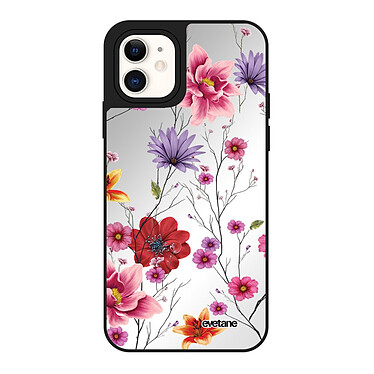 Evetane Coque iPhone 11 miroir Fleurs Multicolores Design