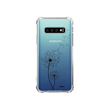 Evetane Coque Samsung Galaxy S10 Plus anti-choc souple angles renforcés transparente Motif Pissenlit