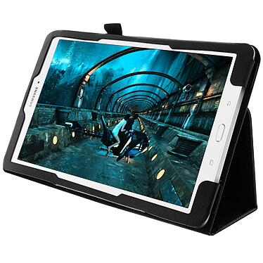 Avizar Housse de protection Noir pour Samsung Galaxy Tab E 9.6 - Fonction support video pas cher