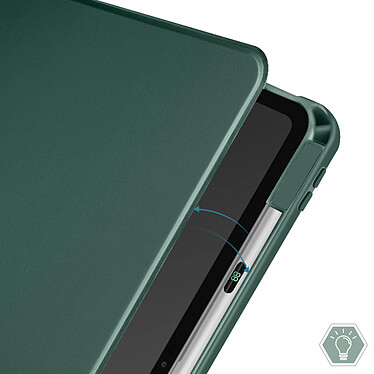 Acheter Avizar Étui pour iPad Pro 13 2024 Clapet Support Rotatif avec Protège Caméra Vert Foncé