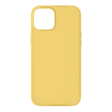 Avizar Coque iPhone 13 Mini Silicone Semi-rigide Finition Soft-touch jaune