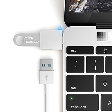 Avis SATECHI  Adaptateur USB C / USB A  Silver