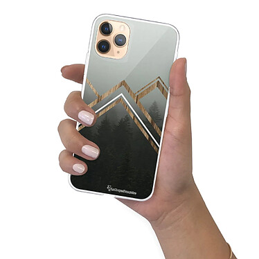 LaCoqueFrançaise Coque iPhone 11 Pro Max 360 intégrale transparente Motif Trio Forêt Tendance pas cher