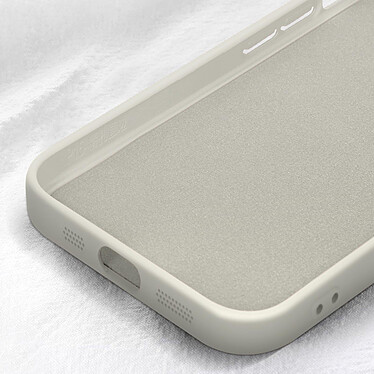 Avis Avizar Coque Silicone pour iPhone 15 Caméra Protégée Doux au Toucher  Blanc