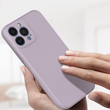 Avis Avizar Coque iPhone 13 Pro Max Silicone Semi-Rigide avec Finition Soft Touch violet