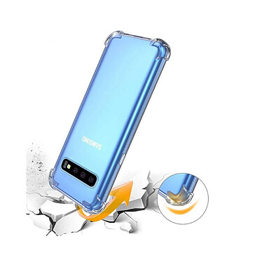 Evetane Coque Samsung Galaxy S10 Plus anti-choc souple angles renforcés transparente Motif transparente Motif pas cher