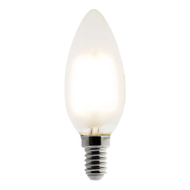 elexity - Ampoule Déco filament LED dépoli Flamme 4W E14 400lm 2700K (blanc chaud)