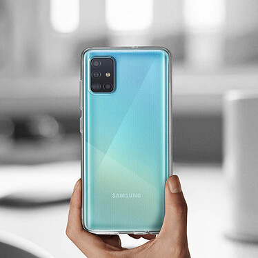 Avis Avizar Coque Samsung Galaxy A71 Silicone Souple et Film Verre Trempé 9H Transparent