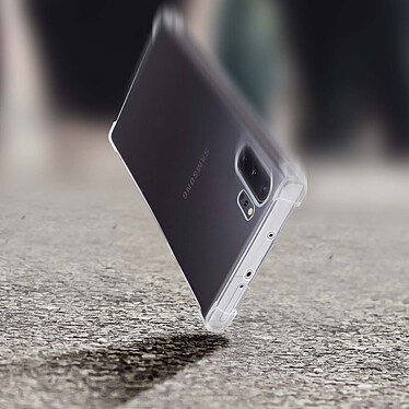 Avis Avizar Coque Samsung Galaxy Note 10 Plus Silicone Flexible Coins Bumper Transparent