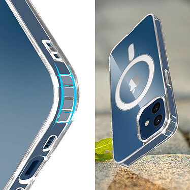 Acheter Avizar Coque pour MagSafe pour iPhone 12 et 12 Pro Cercle magnétique Rigide Transparent