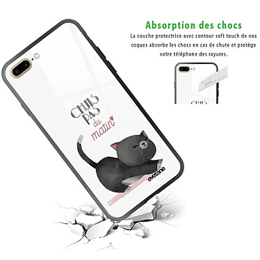 Avis Evetane Coque iPhone 7 Plus/ 8 Plus Coque Soft Touch Glossy Chuis pas du matin Design