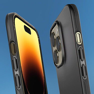 Acheter Spigen SGP Coque pour iPhone 14 Pro Max Bi-matière Antichoc Ultra-Fine Série Thin Fit  Noir