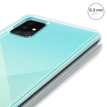 Avis Avizar Coque Samsung Galaxy A71 Silicone Flexible Angles Renforcés Fin Transparent