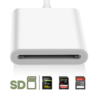 Acheter Avizar Lecteur Carte SD, Adaptateur USB-C  Blanc