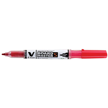 PILOT Marqueur tableau blanc V BOARD MASTER S Ultra Fine Rouge x 10