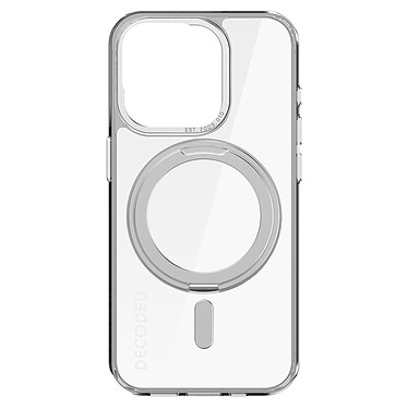 Decoded Coque MagSafe pour iPhone 15 Pro Bague Rotative Support Loop Stand Transparent