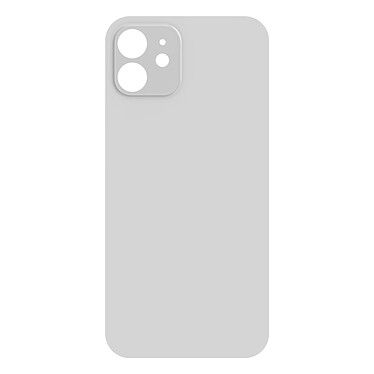 Clappio Vitre arrière de remplacement pour Apple iPhone 12 Blanc