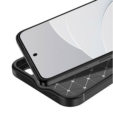 Avis Avizar Coque pour Google Pixel 8 Silicone Gel Flexible Texture Effet Fibre de Carbone  Noir