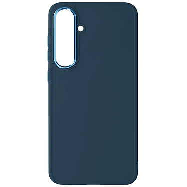 Avizar Coque pour Samsung Galaxy S24 Rigide Contour Caméra Métallisé Bleu Nuit