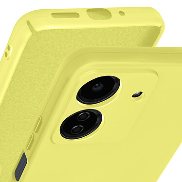 Avizar Coque pour Xiaomi Redmi 13C Semi-rigide Soft-touch Mat Jaune pas cher