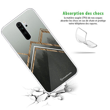 Avis LaCoqueFrançaise Coque Xiaomi Redmi Note 8 Pro 360 intégrale transparente Motif Trio Forêt Tendance