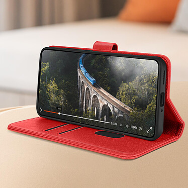 Avis Avizar Étui pour Xiaomi 13T et 13T Pro Clapet Portefeuille Support Vidéo  Rouge