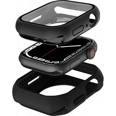 Acheter Itskins Coque pour Apple Watch 4/5/6/SE/7 38-40mm Renforcée Hybrid Solid R 100% Plastique recyclé Noir