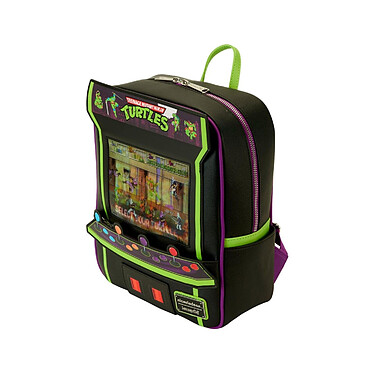 Les Tortues Ninja - Sac à dos Les Tortues Ninja 40th Anniversary Vintage Arcade By Loungefly pas cher