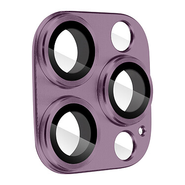 Avizar Film Caméra pour iPhone 14 Pro et 14 Pro Max Verre Trempé + Alliage d'Aluminium  Violet