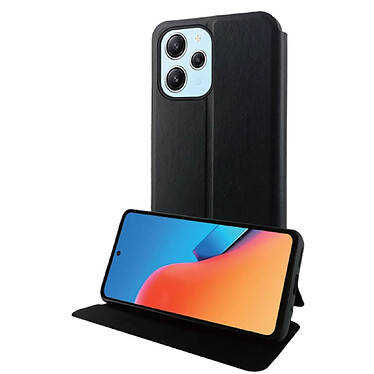 Myway Étui Folio pour Xiaomi Redmi 12 4G/5G Fonction Stand Noir