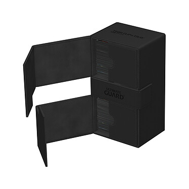 Acheter Ultimate Guard - Twin Flip`n`Tray 200+ XenoSkin Monocolor Noir